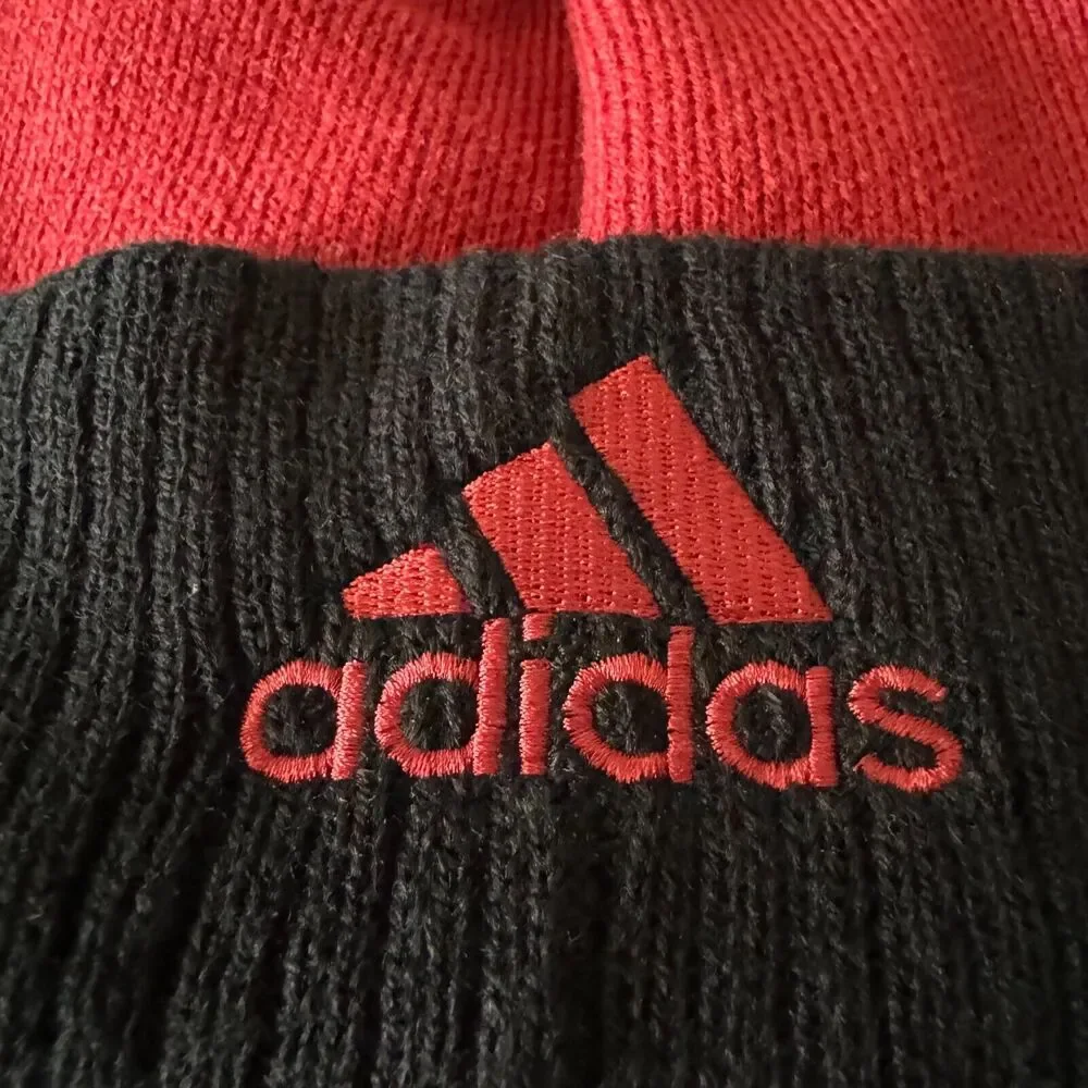 Adidas Miami Heat Boys 4-7 Winter Beanie Hat Cap w/Pom NEW Kids Youth